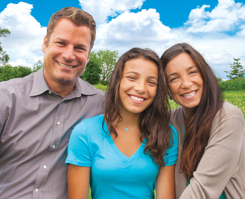 Smiling Family After Dental Cleaning at West Davis Dental Excellence Dallas TX